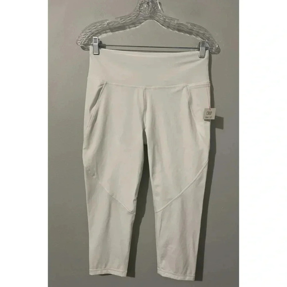 Sweaty Betty The Power Crop Women’s Size Small White Workout Pocket Leggings - Picture 3 of 10